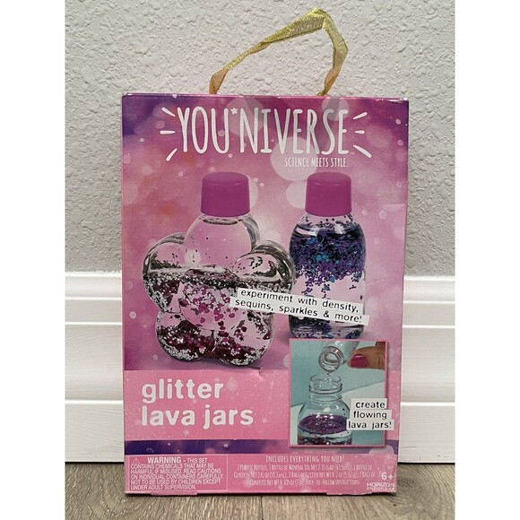 You*niverse Glitter Lava Jars Fun Science Kit BRAND NEW - Picture 1 of 10